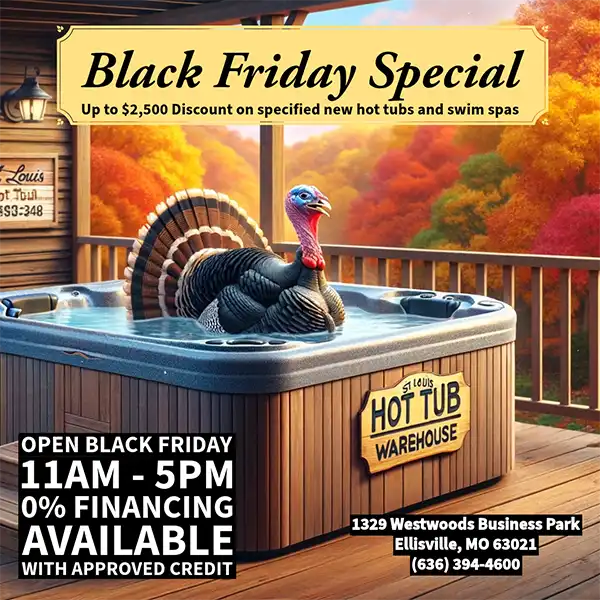 Dive Into Black Friday Savings at St. Louis Hot Tub Warehouse!