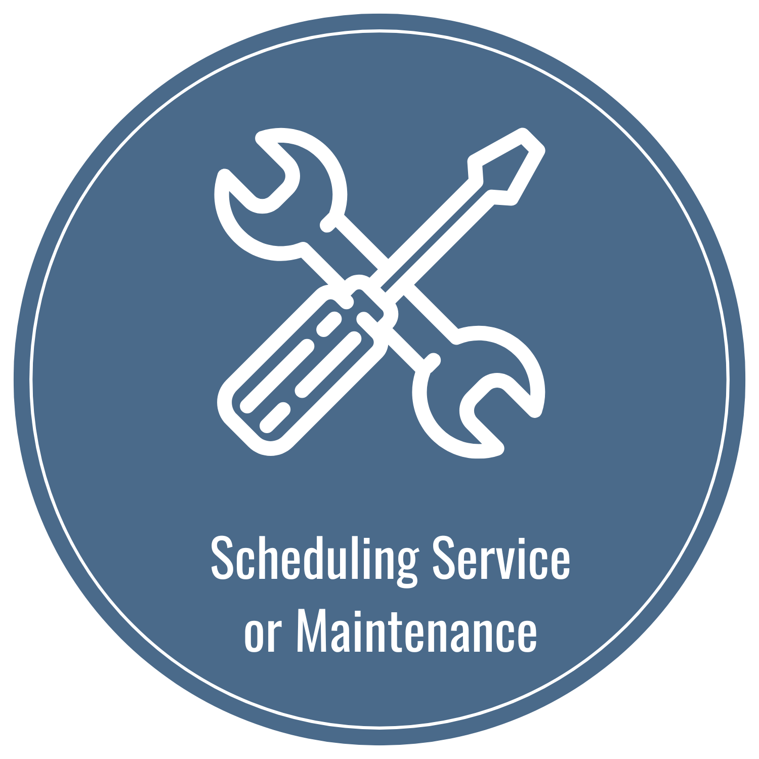 Scheduling Service or Maintenance